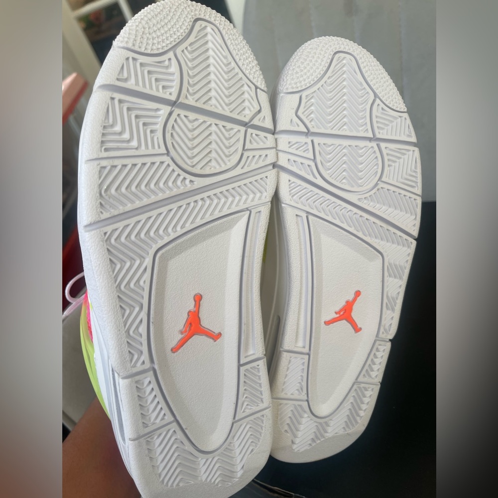 JORDAN 4 RETRO WHITE LEMON PINK - Picture 7 of 12